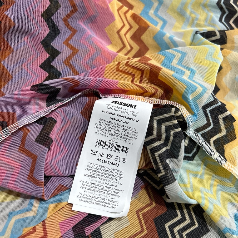 Missoni zigzag cover up cardigan maxi dress NWT - Picture 10 of 13